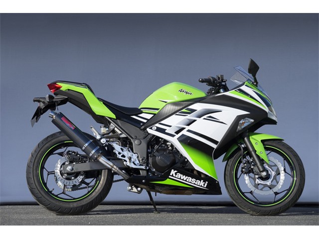 Yamamoto ヤマモトレーシング マフラー 13～17 Ninja250 SUS SLIP-ON カーボン 2013年～2017年 40252-01NCB