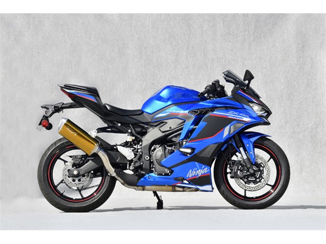 Yamamoto ヤマモトレーシング マフラー ZX-4R SLIP-ON UP TYPE-SA ゴールド 2023年～ 40408-UPSAG