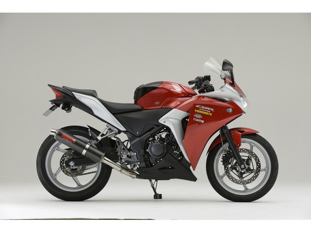 Yamamoto ヤマモトレーシング マフラー CBR250R SUS SLIP-ON カーボン 2011年～2013年 10261-01NCC