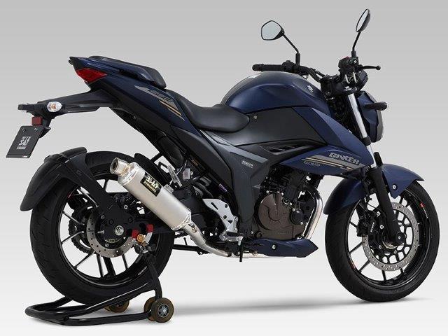 YOSHIMURA ヨシムラ スリップオン マフラー 機械曲GP-MAGNUM105 サイクロン EXPORT SPEC 政府認証 SSF(サテンフィニッシュカバー) GIXXER250(23)/GIXXER SF250(23)/V-STROM250SX(23) 110A-12C-5U30