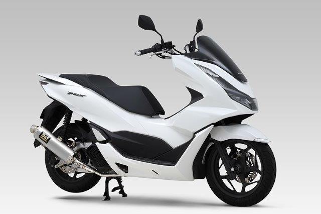 YOSHIMURA ヨシムラ マフラー HONDA PCX (23) 機械曲 GP-MAGNUM 105 サイクロン (SSステンレスカバー) フルエキゾーストマフラー 110A-49F-5U50