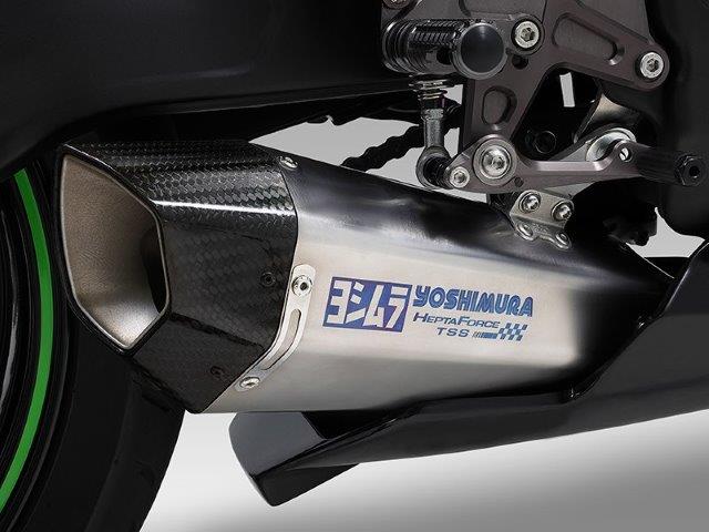 YOSHIMURA ヨシムラ マフラー Kawasaki|カワサキZX-4R/RR(23)/ZX-25R 機械曲H/F TSSレーシングチタンサイクロン (TTチタンカバー) フルエキゾーストマフラー 150-247-A28G0