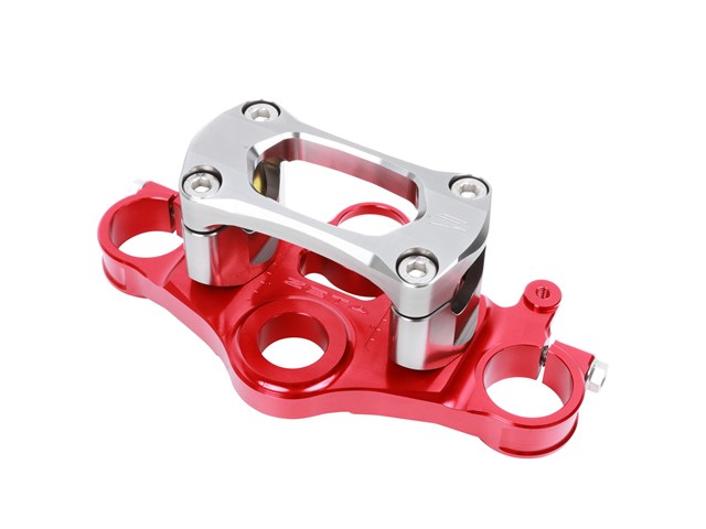在庫有り ZETA ジータ バークランプ H SX CRF125F'14-,CRF110F Red ZE11-1102｜OCC　netshop