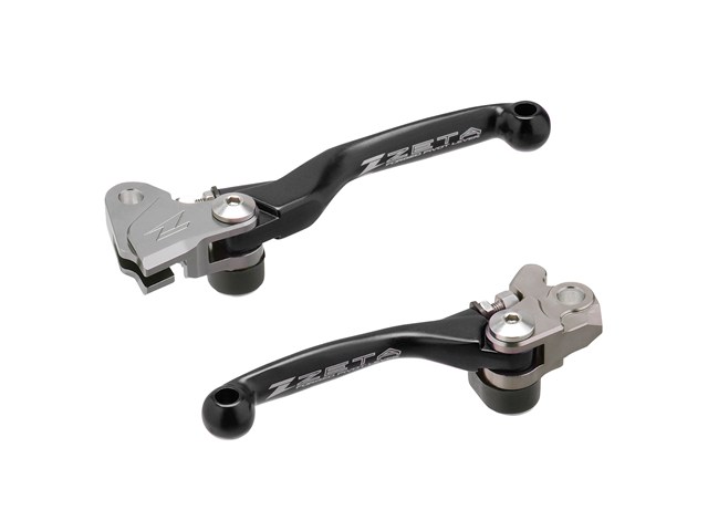 在庫有り ZETA ジータ PIVOTレバーセット BLK 3Fi KX250F/450F'05-12 ZE44-1101