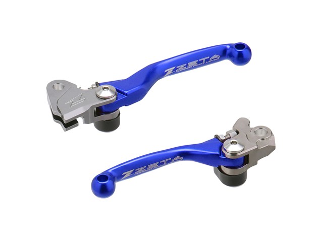 在庫有り ZETA ジータ PIVOTレバーセット BLU 3Fi KX250F/450F'05-12 ZE44-1102|OCC netshop