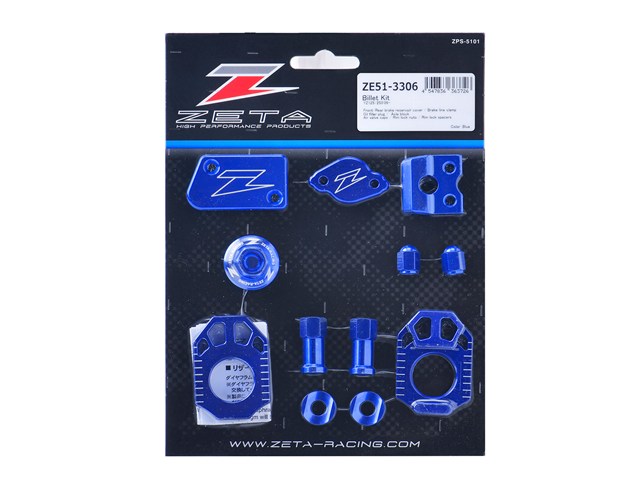 在庫有り ZETA ジータ ビレットキット BLUE YZ125/250 09- ZE51-3306