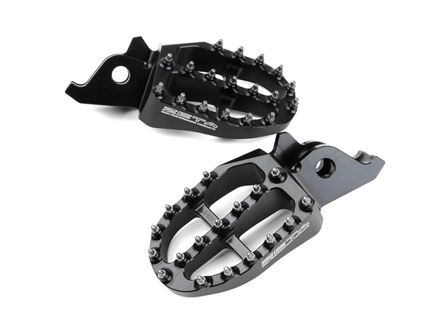 在庫有り ZETA ジータ アルミフットペグ BLK KX250F/450F ZE93-1220|OCC netshop