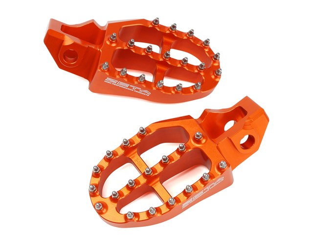 在庫有り ZETA ジータ アルミフットペグ ORG KTM SX 16- ZE93-1827｜OCC　netshop