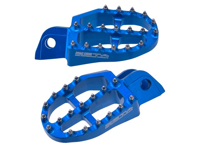 在庫有り ZETA ジータ アルミフットペグ H-BLUE KTM SX- 15 ZE93-1819｜OCC　netshop