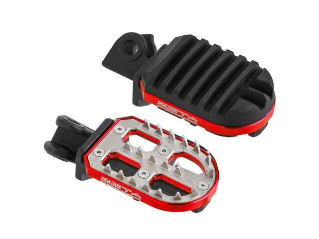 在庫有り ZETA ジータ Advフットペグ RED CT125'20- ZE93-0122|OCC netshop