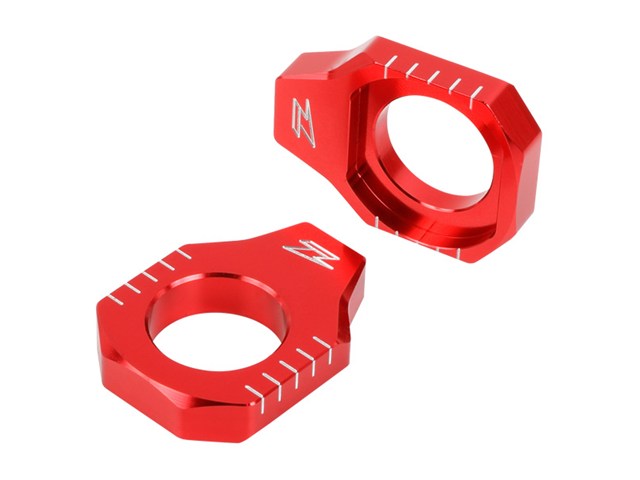 5月上旬 予定 ZETA ジータ リヤアクスルブロック RED KXF250'17-,KXF450'16- ZE93-5143
