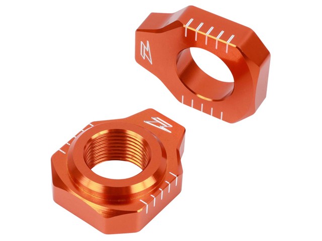 在庫有り ZETA ジータ リヤアクスルブロック ORANGE KTM85SX 15- FreeRide HQV.TC85 ZE93-5447