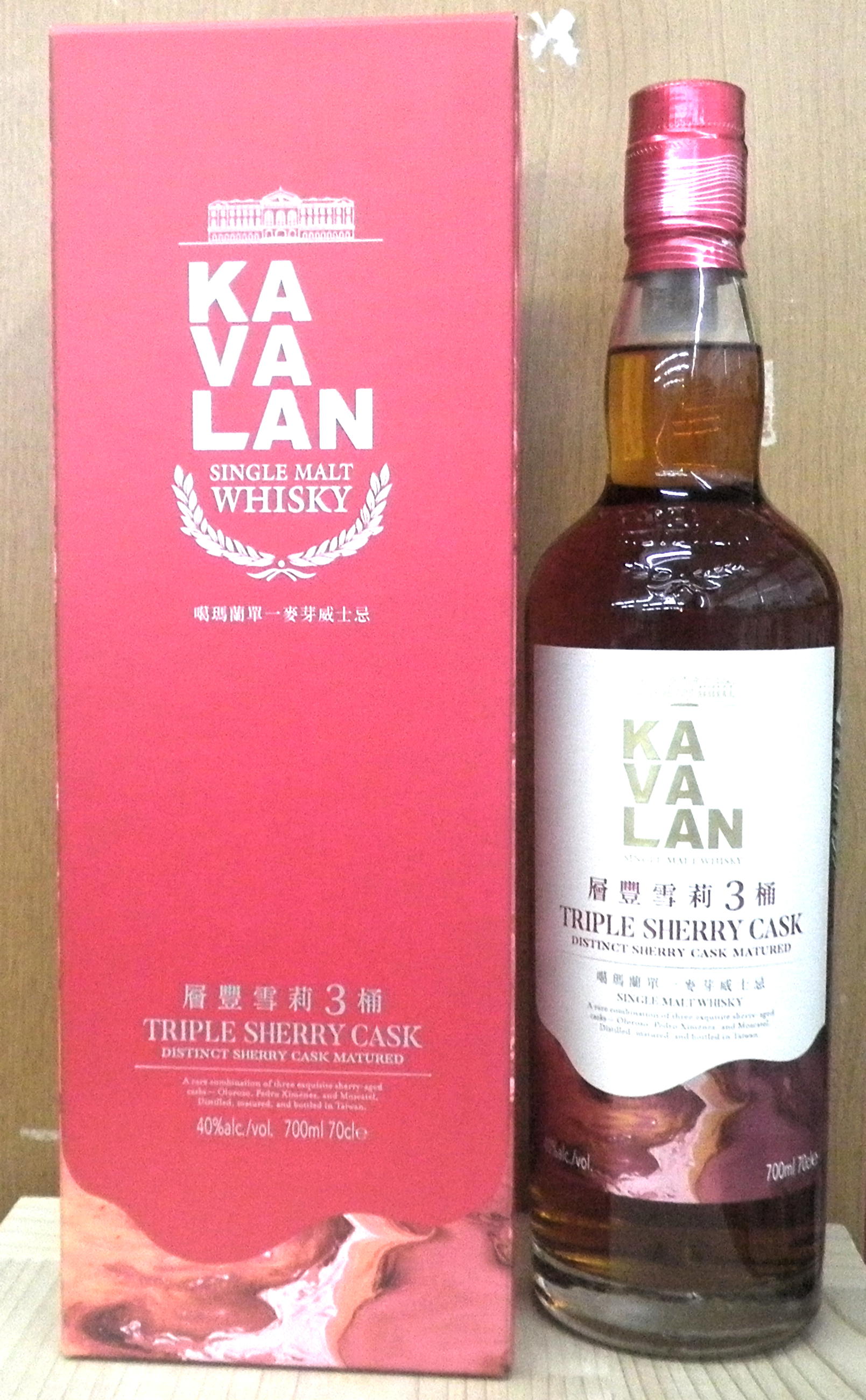 楽天市場】カバラン トリプル シェリー カスク シングルモルト