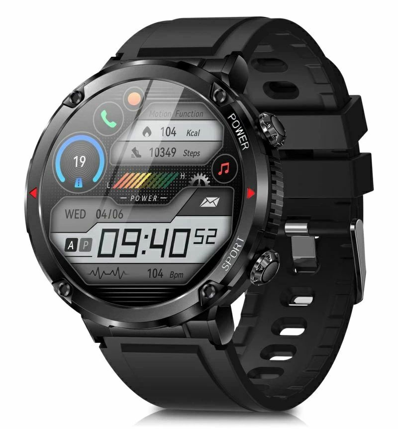 スマートウォッチ 1.6in大画面 Bluetooth電話を掛ける役立つこと 軍用判定基準 長々しい待ち受ける第四次元 ウオッチ 多類概念運動すること流行り物 スポーツウォッチ 着信/SMS/Twit