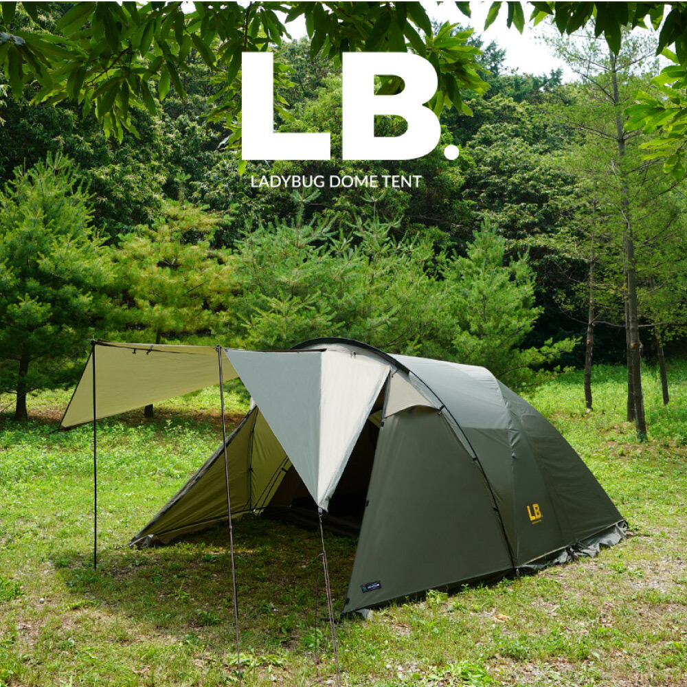 【本日限定・全品10％OFF】KZM LB ドームテント テント 3～4人用 3人 4人 フルクローズ メッシュ アウトドア 耐水圧 3000ｍｍ UVカット インナーテント キャンプ用品 4人用 5人用 おすすめ おしゃれ 収納バッグ付き 防災グッズ キャンプ KZM 外遊び 野外 BBQ