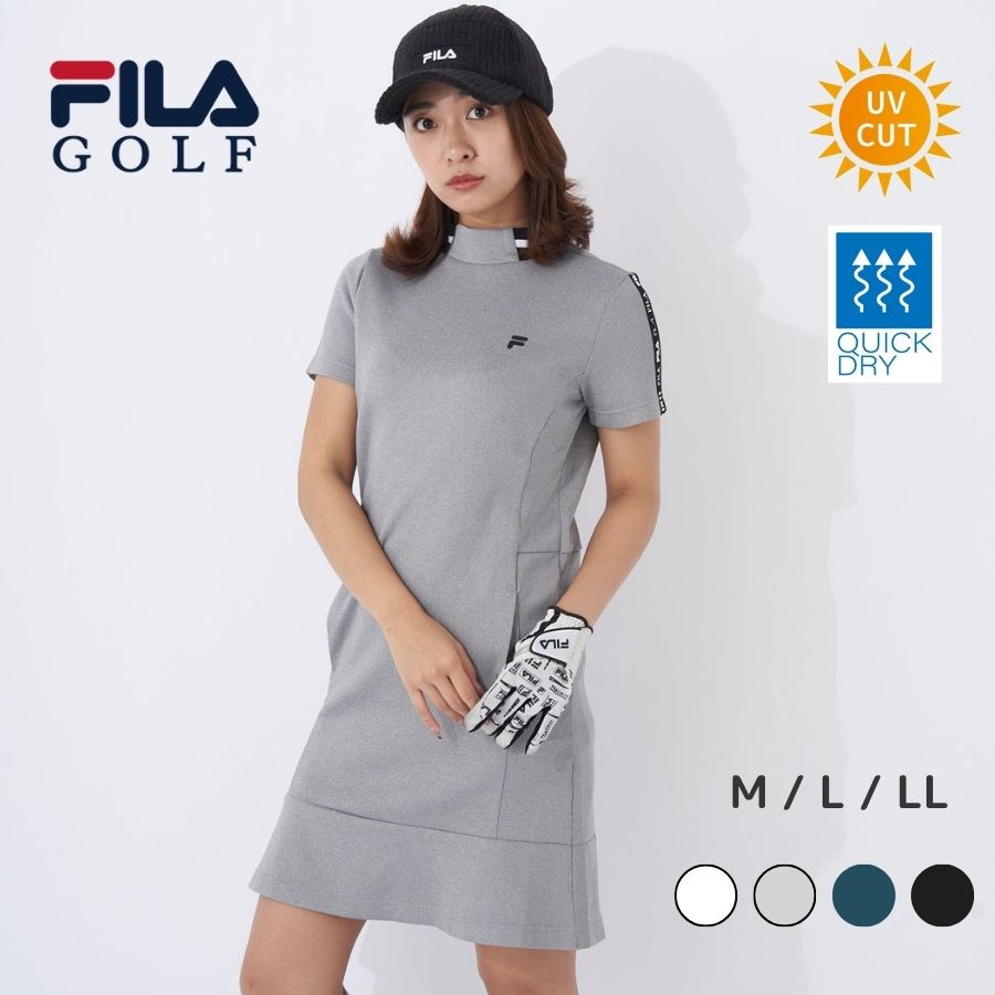 【フィラゴルフ】ワンピース　4Lサイズ　ネイビー　レディース　ゴルフウェア FILA GOLF フィラゴルフ ゴルフウェア ワンピース レディース
