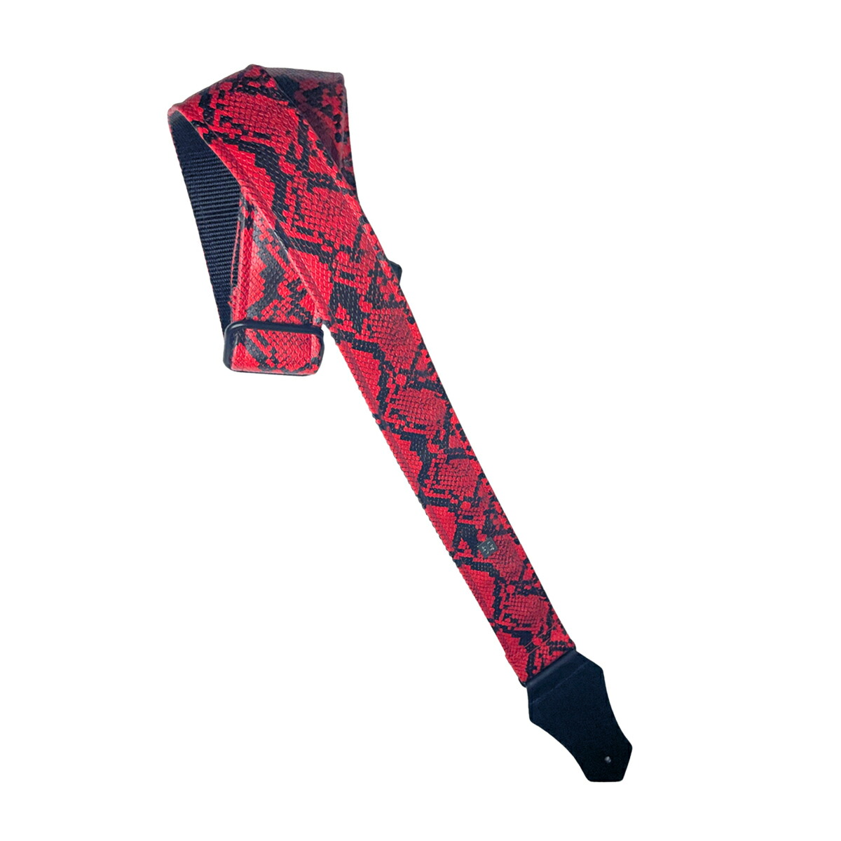 Get'm Get'm ( ゲットム ゲットム ) Electric Snake 2" Guitar Strap, Red Snake|御茶ノ水 楽器センター
