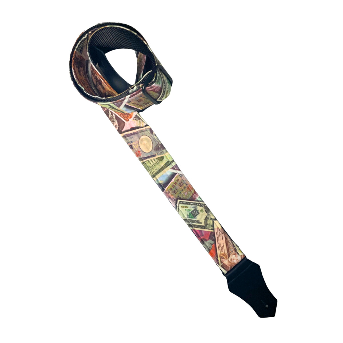 Get'm Get'm ( ゲットム ゲットム ) Good Vibes 2“ Guitar Strap, Money Talks