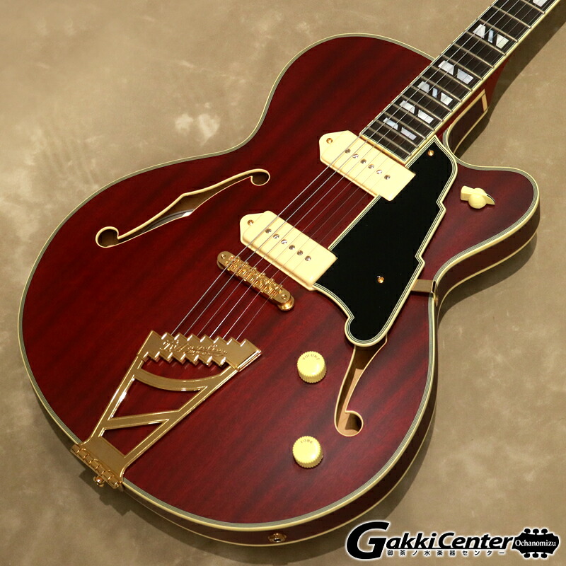 D’Angelico Deluxe Series Deluxe 59, Satin Trans Wine【シリアルNo:W2301460】【店頭在庫品】