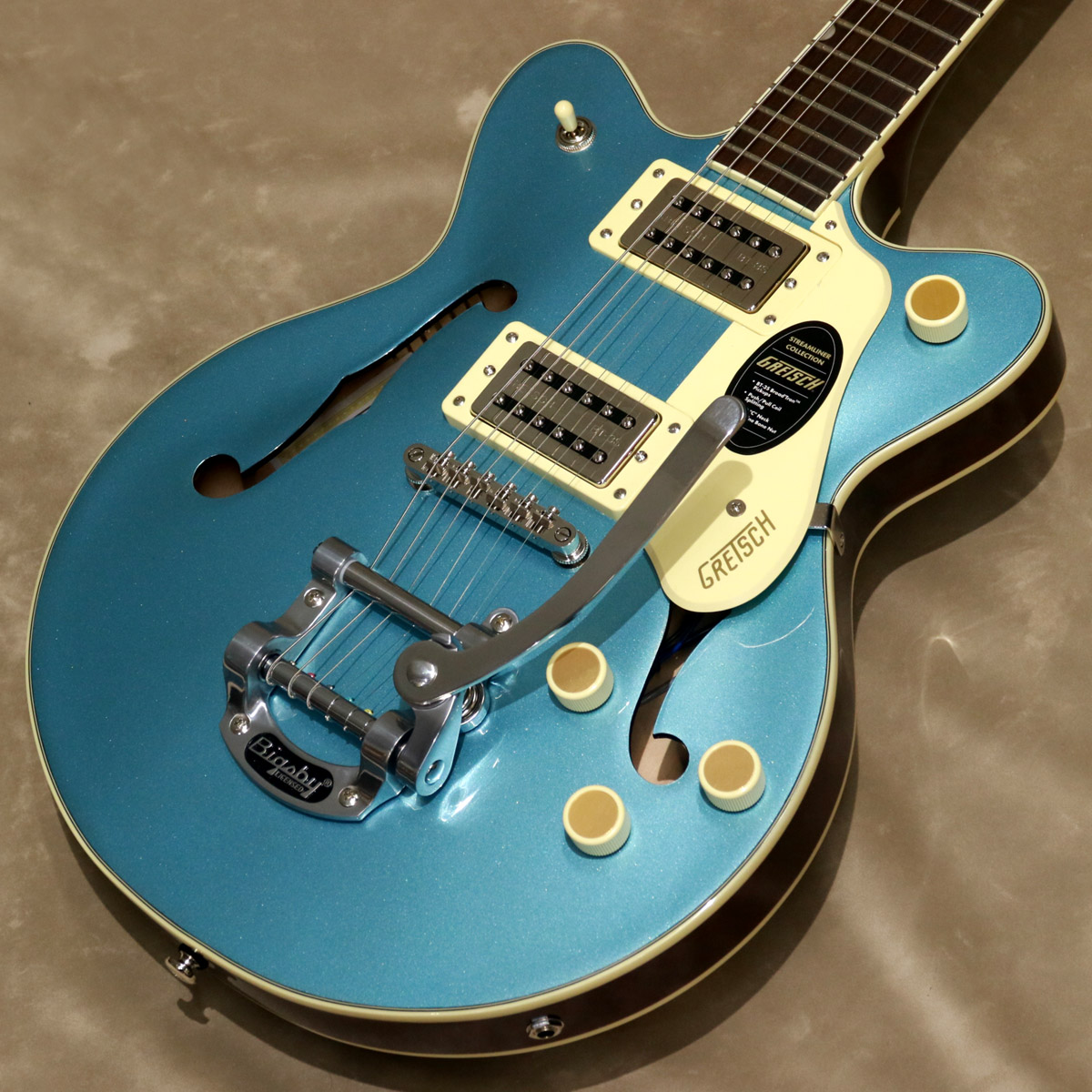 グレッチ Broadkaster® LX Center Block with String-Thru Bigsby® and
