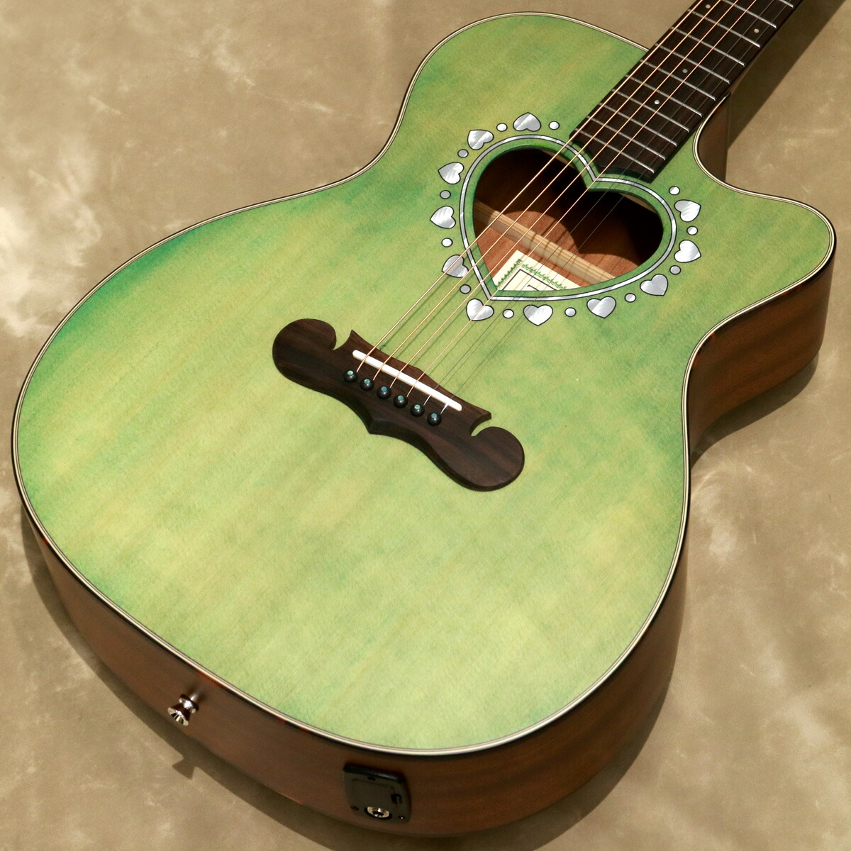 [Outlet] Zemaitis ( ゼマイティス )CAF-90HCW, Forest Green Mother of Pearl 【WEBSHOP在庫】