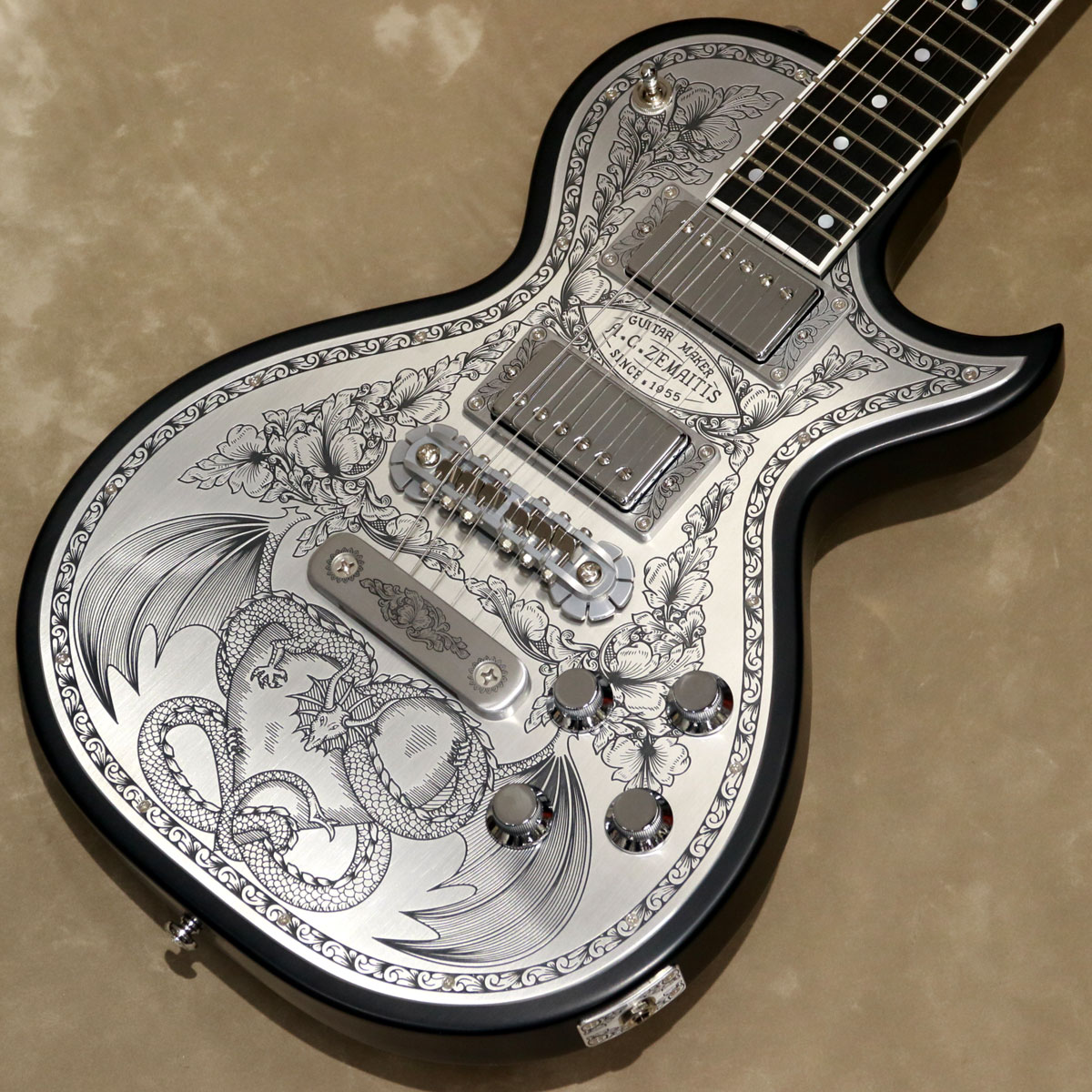 Zemaitis HISASHI Signature Model（ナチュラル） 楽天市場】ZEMAITIS THE PORTRAIT Metal Front HISASHI Signature