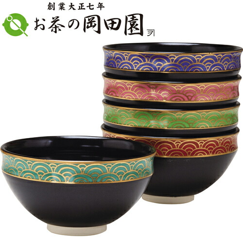 楽天市場】茶道具 抹茶碗 数茶碗 黒七宝 10客 田中香泉作 : 茶道具