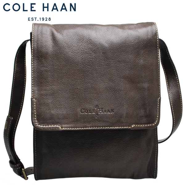 楽天市場 コールハーン Cole Haan ショルダーバッグ 本革 レザーバッグメンズ 焦茶 ダークブラウン A Newspaper Bag ニュースペーパーバッグ 送料無料 Calimart カリマート