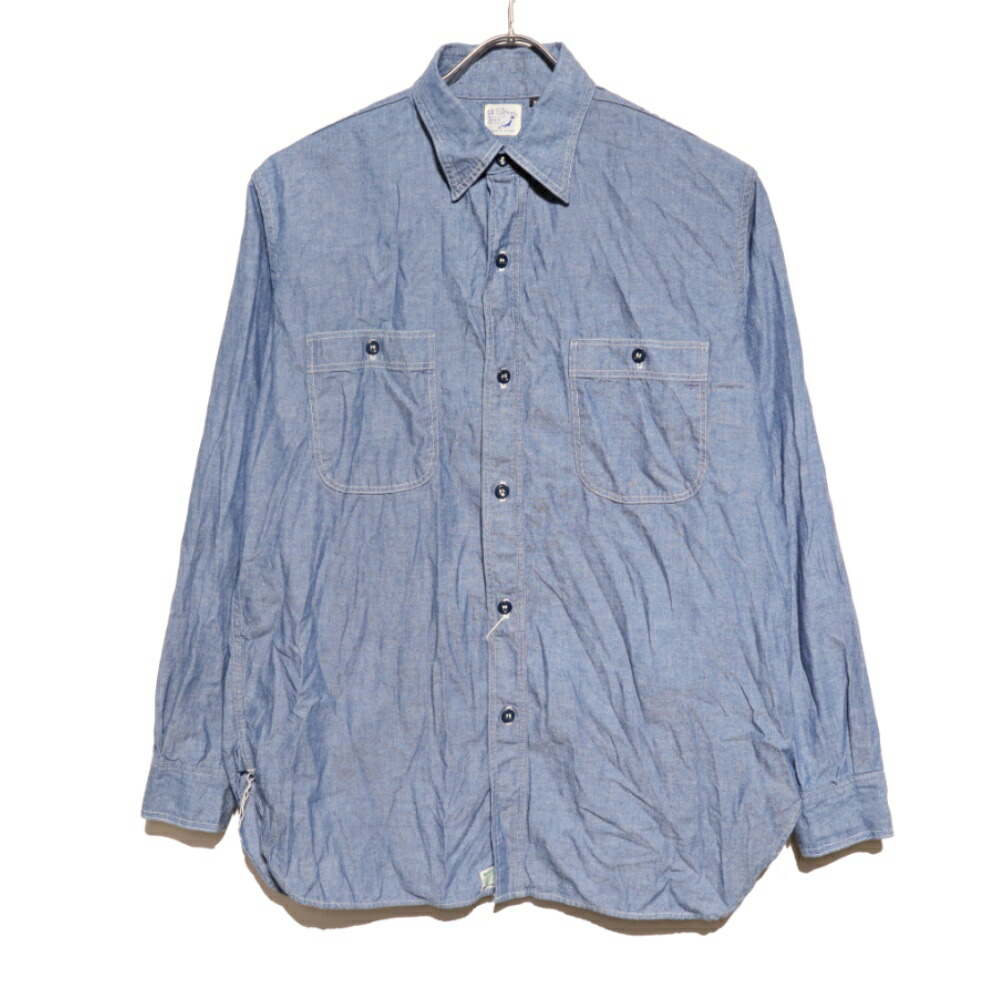 orSlow(オアスロウ)Relax Fit Chambray Work Shirts リラックスフィット シャンブレーワークシャツ\