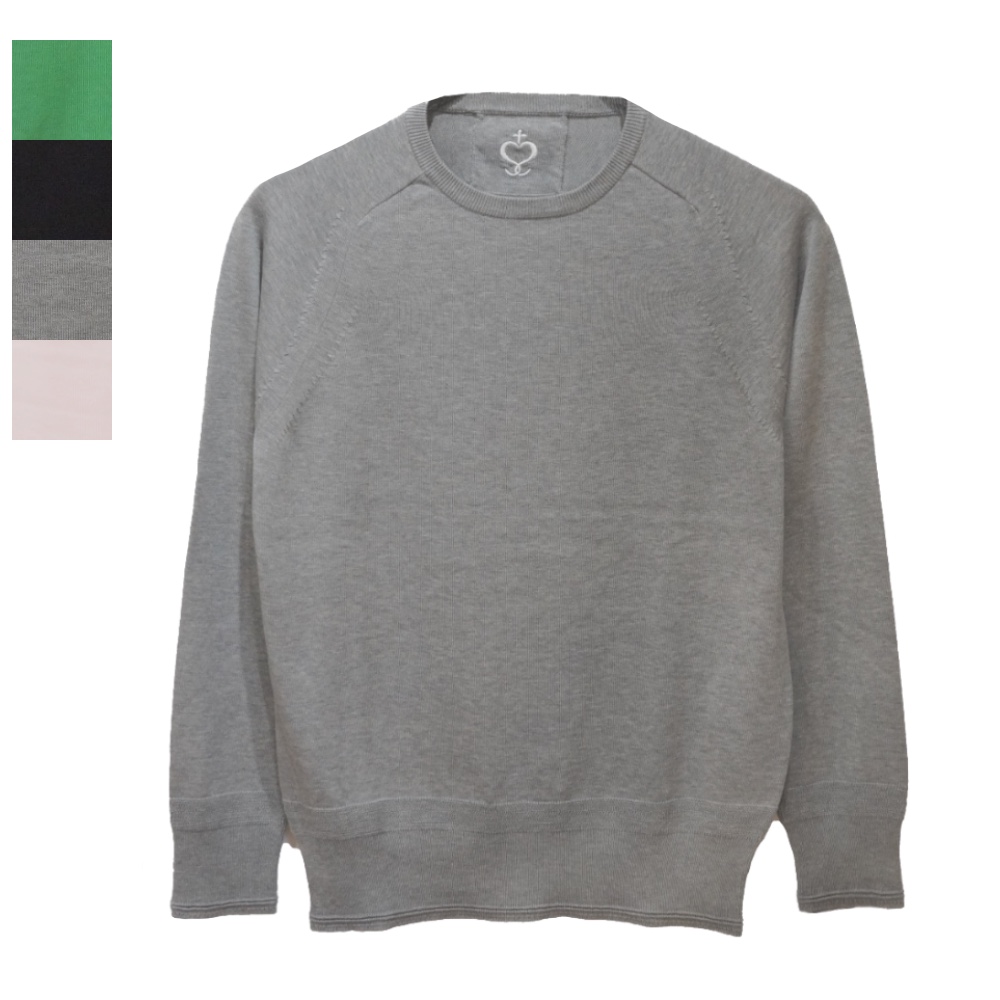 最高の Side Slope サイドスロープ Peruvian Pima Cotton Crew Neck Knit Pullover コットン クルーネック セーター Ssl33 214w 独創的 Haringeylawcentre Org Uk