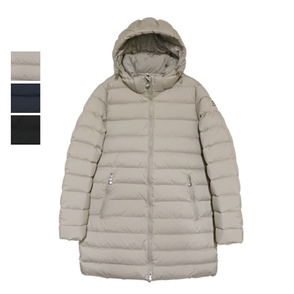 PYRENEX(ピレネックス)レディース フーデッド ロング 落ち込む上衣 \
