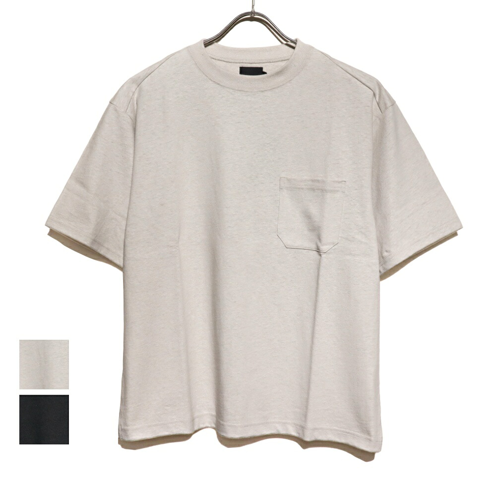 comm.arch.(コムアーチ)メンズ HEMP COTTON S/S TEE ヘンプ コットン S/S Tシャツ｜OCRES