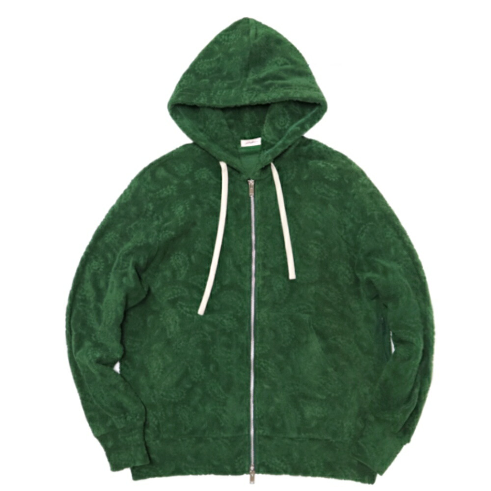 Seagreen(シーグリーン)PAISLEY PILE HOODIE ペイズリー パイル パーカー【MSEA23S8292-M】