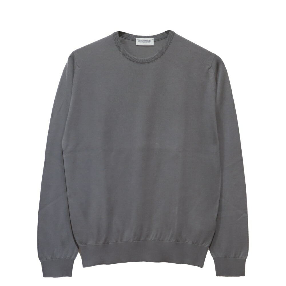 JOHN SMEDLEY(ジョン スメドレー)メンズ 30G コットン 長袖 クルーネックセーター モダンフィット【EMMETT】