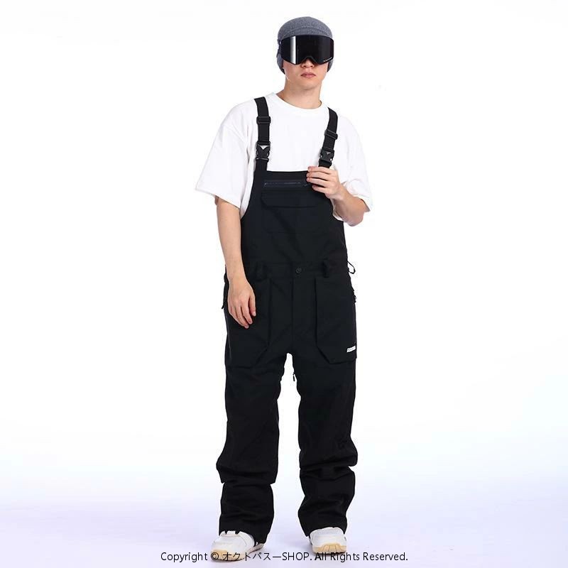 スキーの板ズボン下 メンズ 成人男性用 防風 保温 雨合羽 ビブパンツ スノーボード御召しもの 多役立つこと アウトドア 耐摩耗 通気 ポリエステル S-XXL相応う 十分な量な色つや