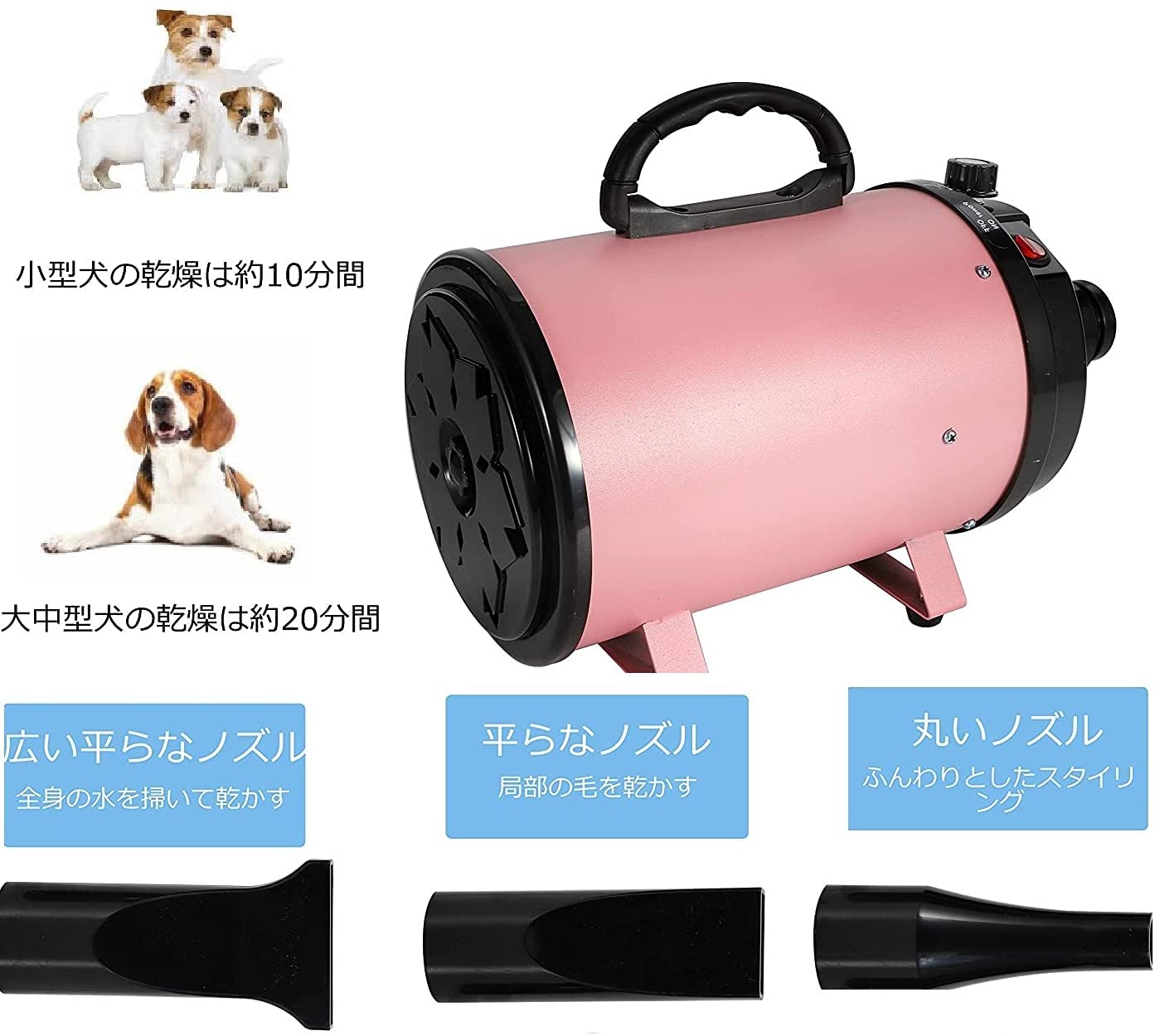推奨 業務用 ペット ドライヤーブラッシング 手袋付き犬ドライヤー クイックドライ大電力 ペット用品 中 大型犬に最適 ペット用ドライヤー ペットグッズ マイナス風速 温度調整ペットヘア乾燥機 Whitesforracialequity Org