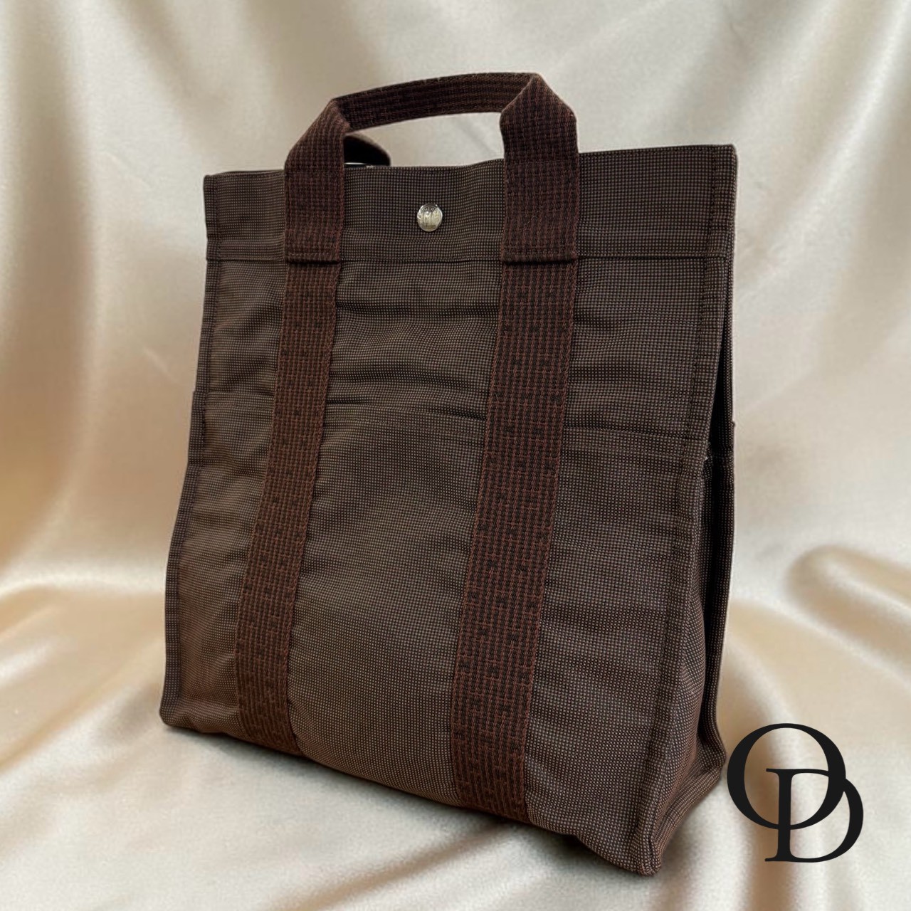 【中古】HERMES  エルメス エールラインアドMM 赤銅色 Herm・・s Herline ad MM Brown