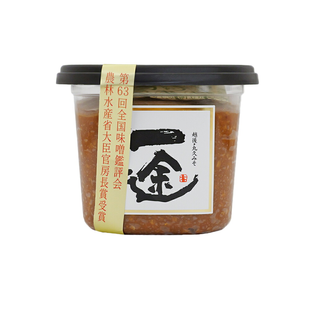 味噌 天然醸造味噌 一途 500g×6個 3kg 北海道産大豆 国産丸米 米こうじ味噌 十割こうじみそ 丸久味噌 お味噌 食品