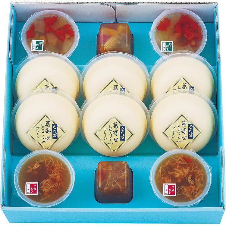 【公式】小田急百貨店 ギフト お中元 2025 ［ なだ万 ］ 夏の和冷菜 葛寄せとうふ MC-5C ｜6/20より順次お届け（※お届け希望期間指定）※沖縄・離島へは届不可