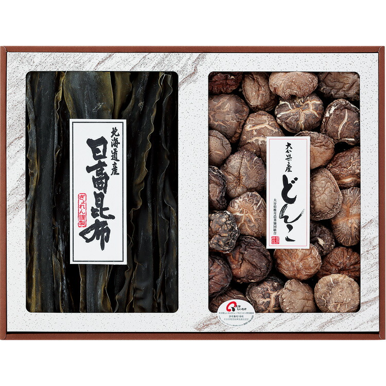 【公式】小田急百貨店 ギフト お中元 2025 ［ OSK ］ 大分県産  どんこ椎茸 ・ 北海道産日高昆布 詰め合わせ SR-50 ｜6/5より順次お届け（※お届け希望期間指定）※沖縄・離島へは届不可