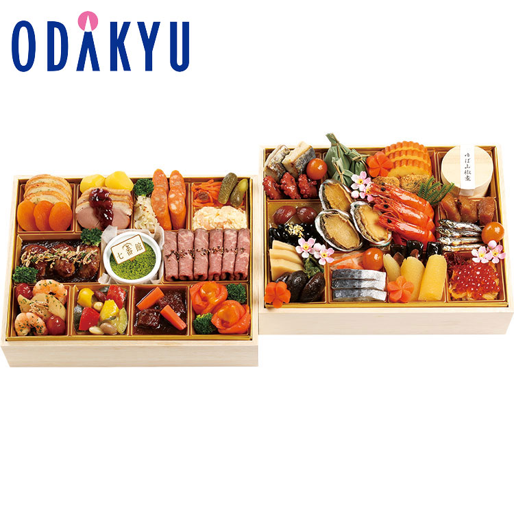 本格食事セット 百貨店公式 ＜ 雨月茶屋&レストラン七番館 ＞ 監修和洋コラボ 2段 2