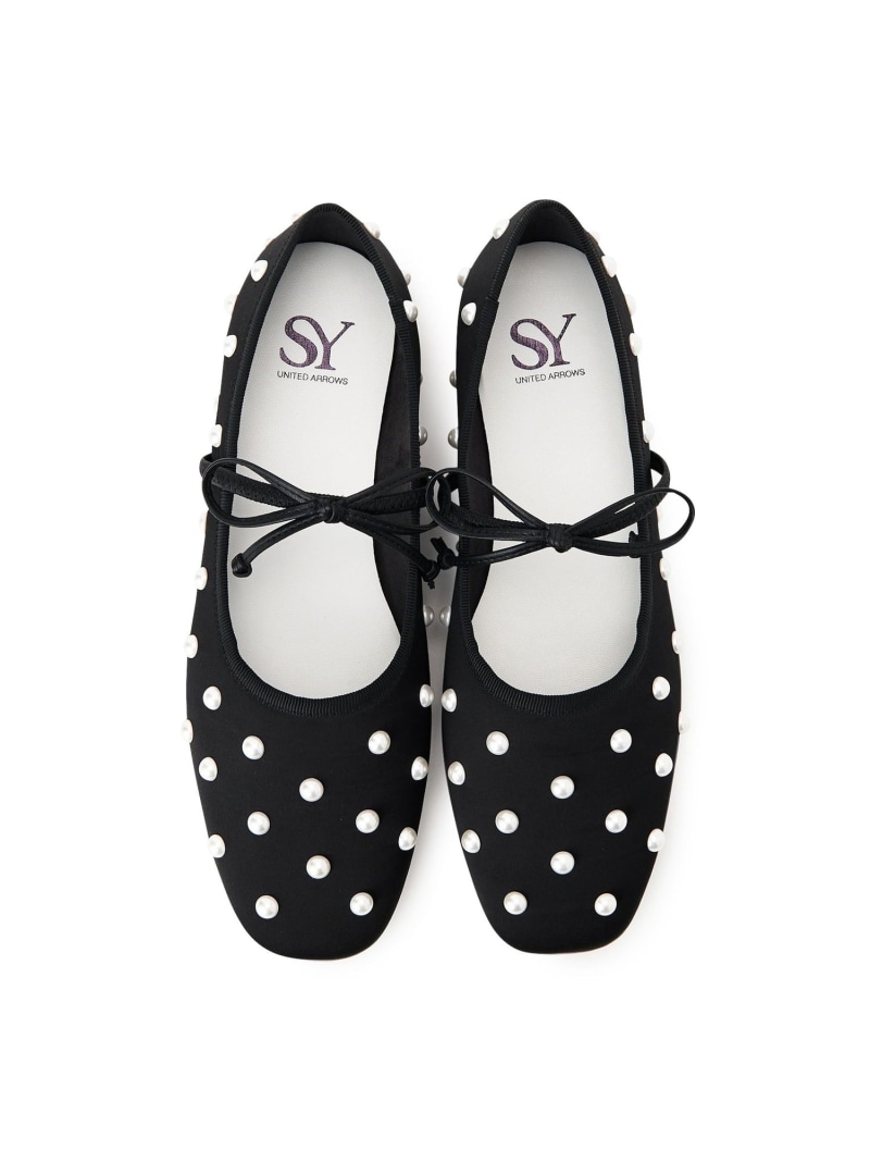 ＜SY＞マルチドットバレエ 滑っこい10●↑ SY UNITED ARROWS オデット エ オディール シューズ・靴 バレーシューズ 黒いこと【貨物輸送無料】[ Fashion]