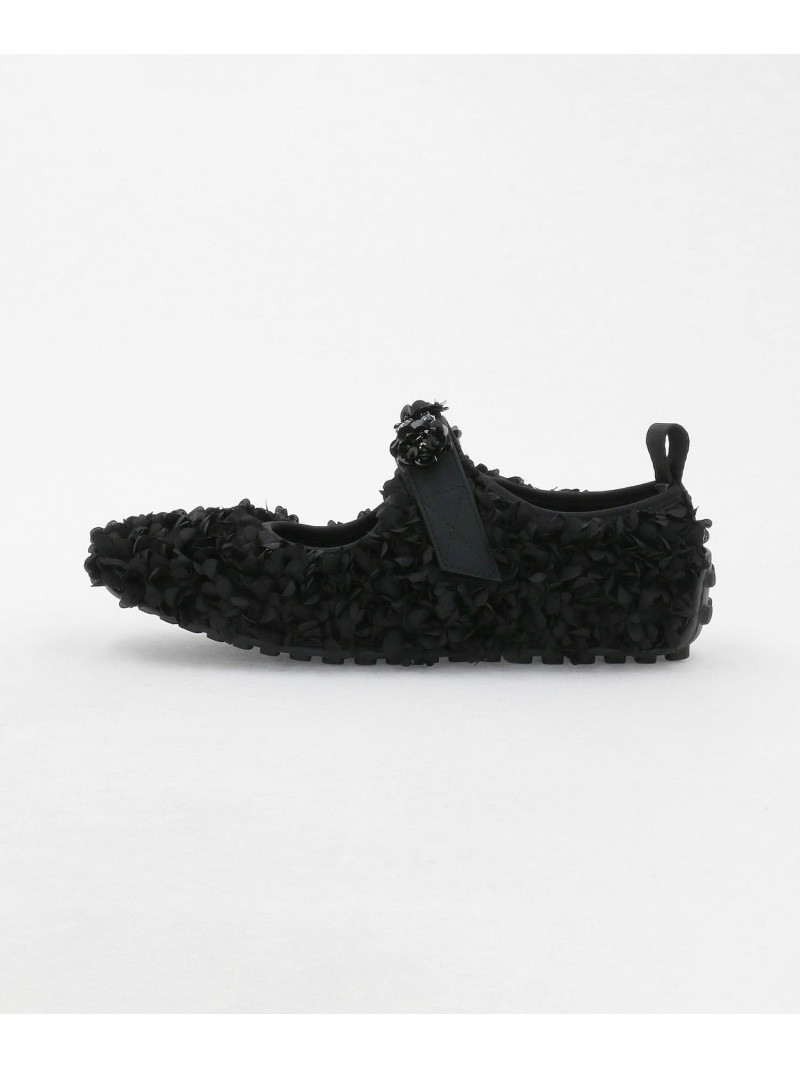 ＜SY＞ フラワービジューベルクロ 坦々たる20↑ SY UNITED ARROWS オデット エ オディール シューズ・靴 パンプス 黒いこと【貨物輸送無料】[ Fashion]