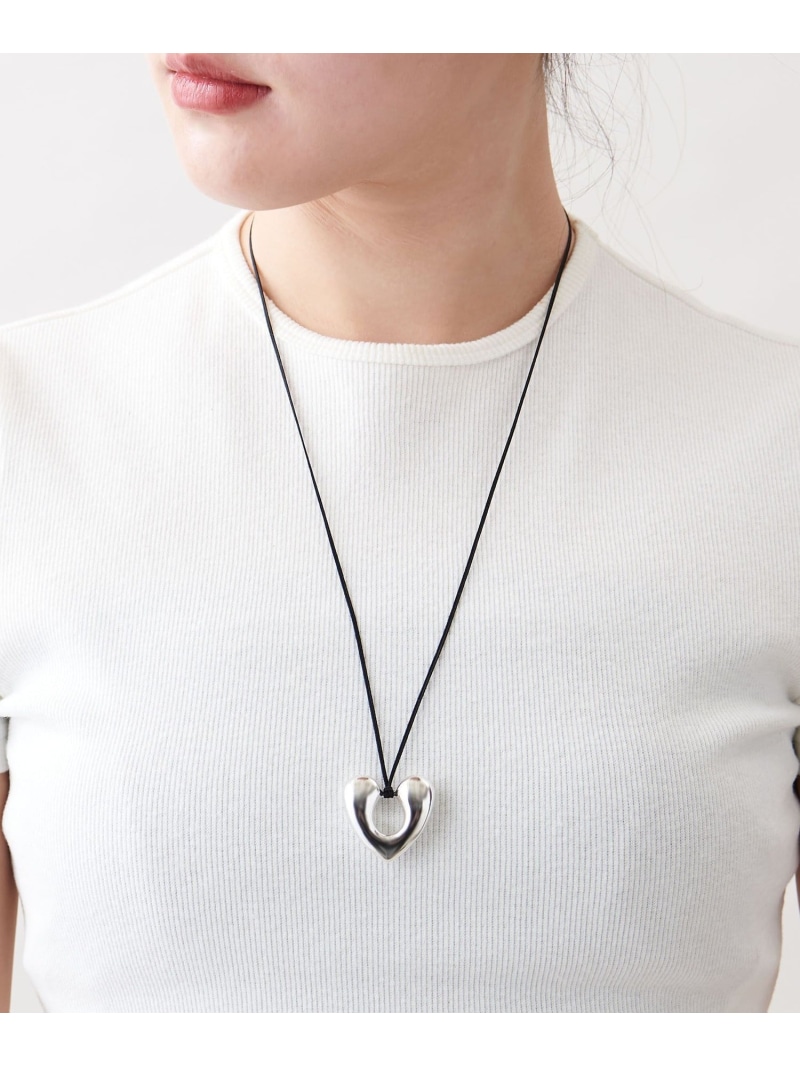 ＜ANNIKA INEZ＞OpenHeart NE L ODETTE E ODILE オデット エ オディール アクセサリー・腕時計 ネックレス シルバー【送料無料】[ Fashion]