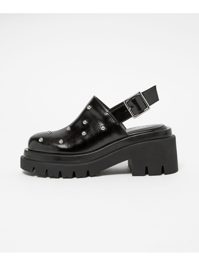【SALE／20%OFF】＜SY＞タンクソールスタッズ ミュール サンダル75↑ SY UNITED ARROWS オデット エ オディール シューズ・靴 サンダル ブラック ブラウン【RBA_E】【送料無料】[ Fashion]