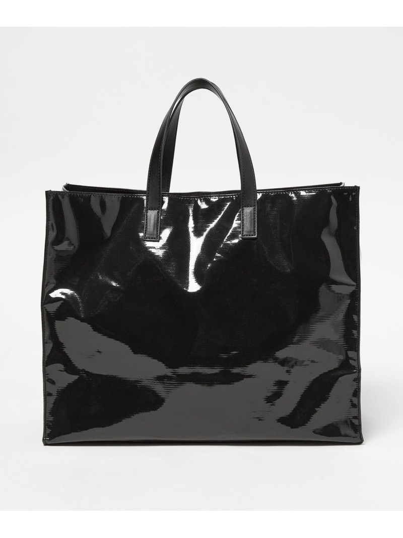 ＜SY＞レクタングル トート SY UNITED ARROWS オデット エ オディール 御徒面子 トートバッグ 黒いこと しろがね色【貨物輸送無料】[ Fashion]