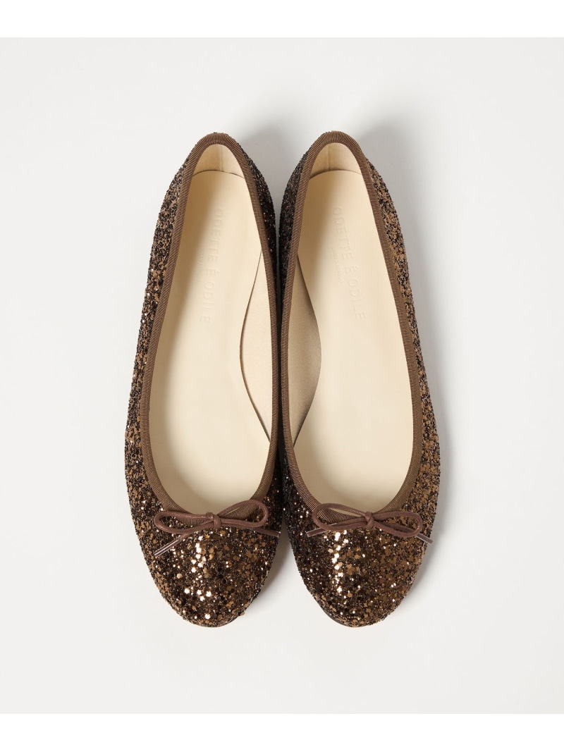 【SALE／10%OFF】バレリーナ26S フラット10↓↑ ODETTE E ODILE オデット エ オディール シューズ・靴 バレエシューズ ブラウン ホワイト ピンク シルバー【RBA_E】【送料無料】[ Fashion]