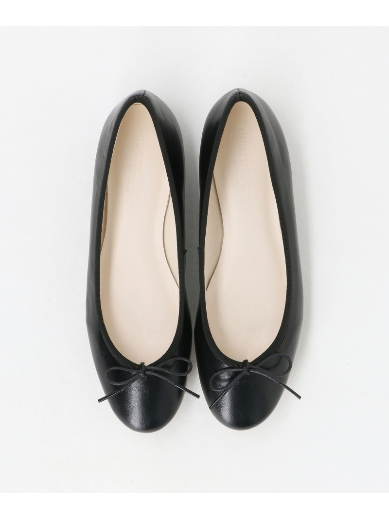 女性バレエダンサー 滑っこい10↓↑ ODETTE E ODILE オデット エ オディール シューズ・靴 バレーシューズ 黒いこと【貨物輸送無料】[ Fashion]