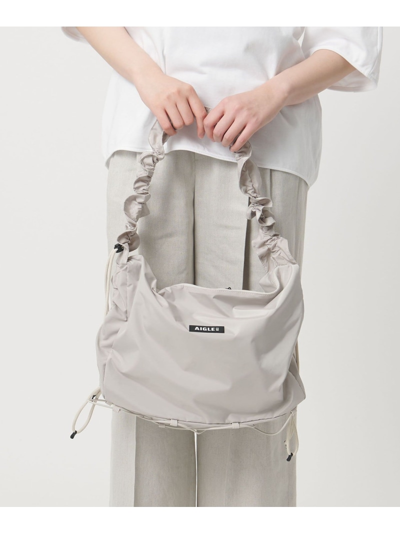 ＜AIGLE＞ Deformation BAG ODETTE E ODILE オデット エ オディール バッグ ショルダーバッグ ネイビー ホワイト【送料無料】[ Fashion]