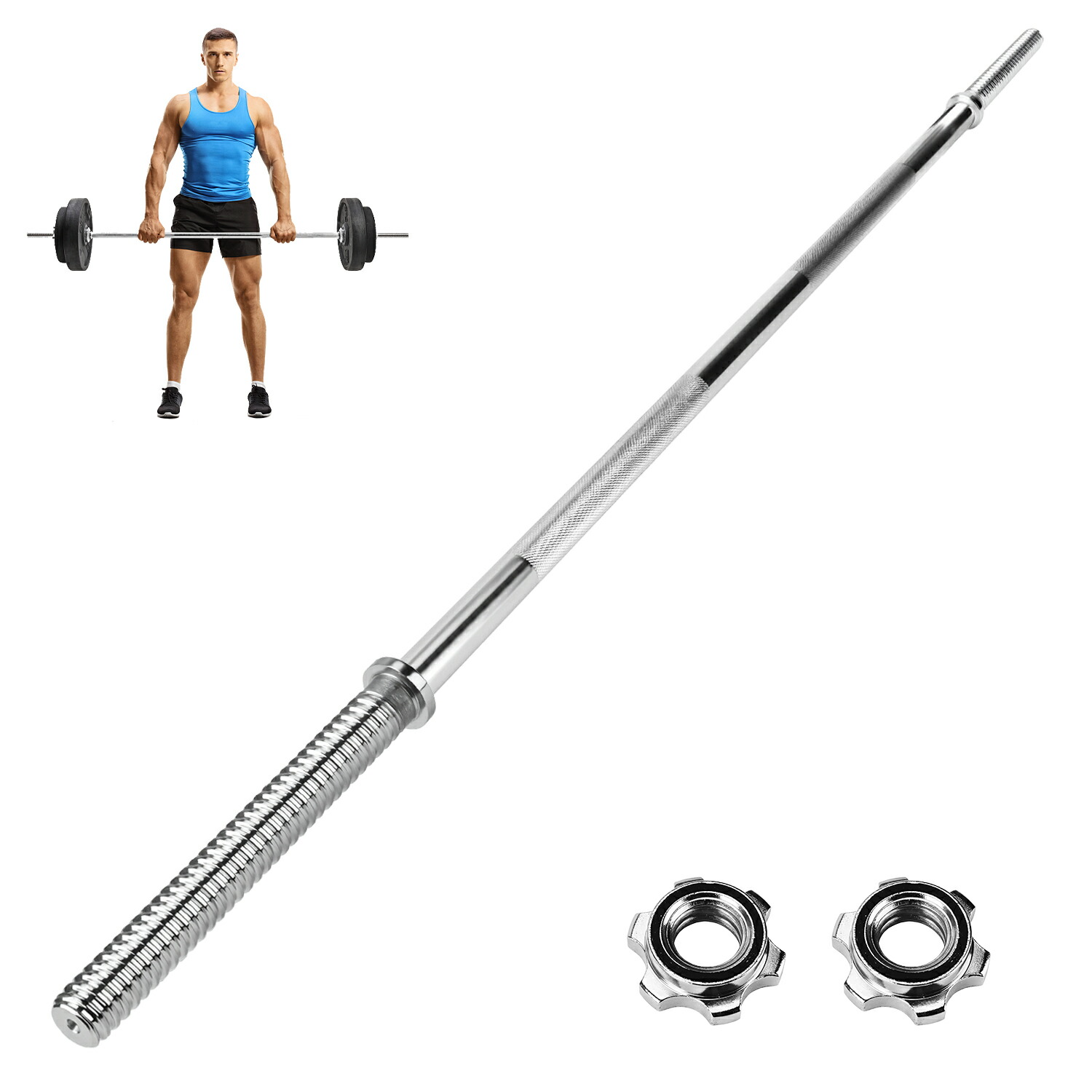 ★送料無料★2本セット★28mm 180cmバーベル 120cm EZバー 楽天市場】【4,480~円】バーベルシャフト 120cm 直径28mm EZバー